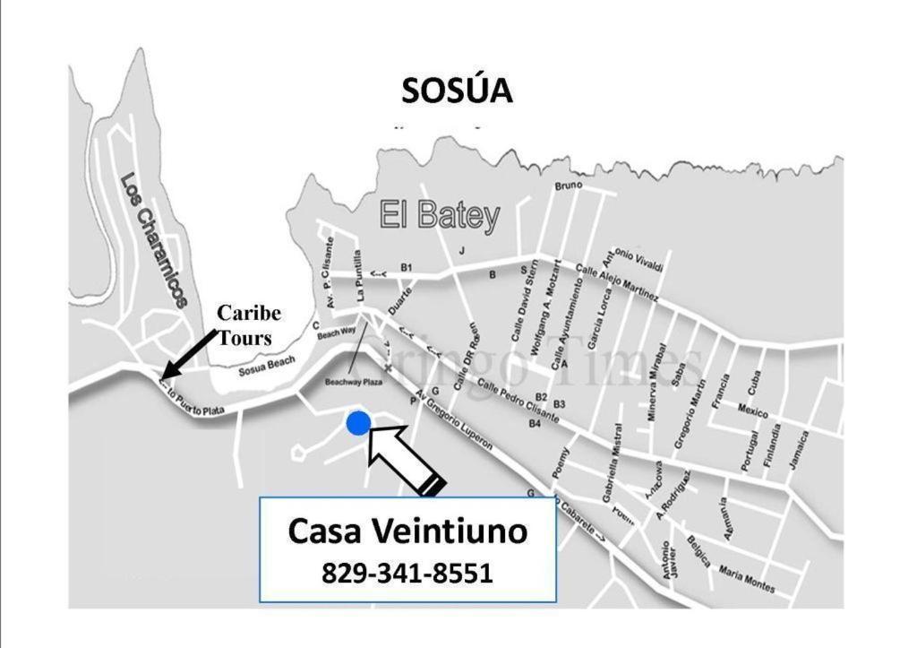 Casa Veintiuno Hotel Sosua Exterior photo